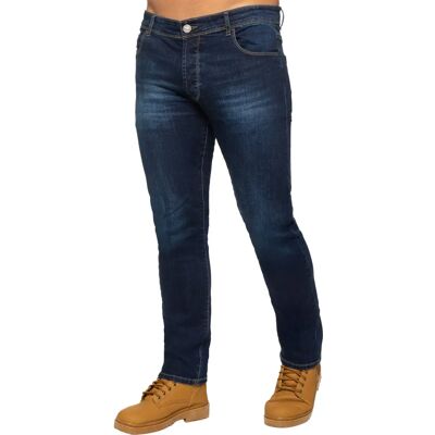 Enzo Slimfit stretchjeans - Donkere Stonewash - Broeken Enzo Slimfit stretchjeans - Donkere Stonewash - Broeken