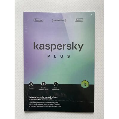 Kaspersky Plus 5 Dispositivi - 1 Anno Kaspersky Plus 5 Dispositivi - 1 Anno