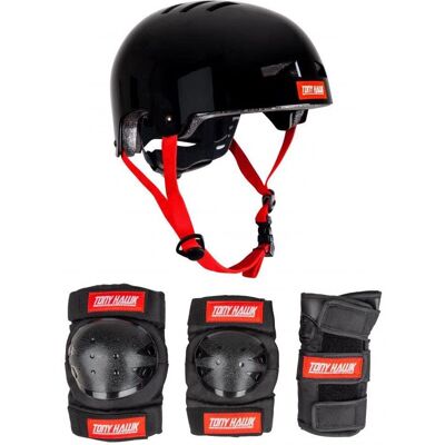 Tony Hawk Kids Protective Set - Black / Red - Large X-large - Protective Gear Tony Hawk Kids Protective Set - Black / Red - Large X-large - Protective Gear
