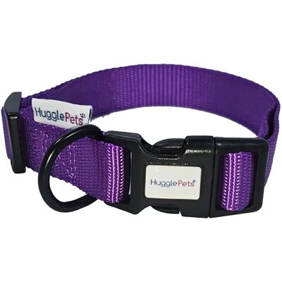 HugglePets Small Purple Adjustable Dog Collar - Dog Collar HugglePets Small Purple Adjustable Dog Collar - Dog Collar