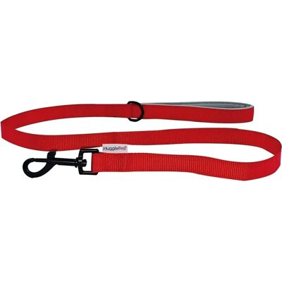 HugglePets Red Padded Nylon Dog Lead - Dog Lead HugglePets Red Padded Nylon Dog Lead - Dog Lead
