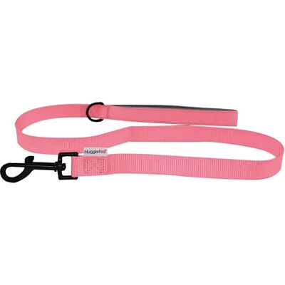 HugglePets Pink Padded Nylon Dog Lead - Dog Lead HugglePets Pink Padded Nylon Dog Lead - Dog Lead