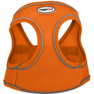 HugglePets XS Orange Step In Air Mesh Dog Harness - Dog Harness HugglePets XS Orange Step In Air Mesh Dog Harness - Dog Harness