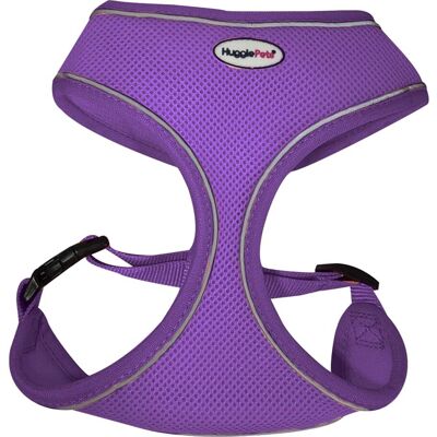 HugglePets Air Mesh Dog Harness - Large, Purple HugglePets Air Mesh Dog Harness - Large, Purple