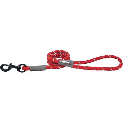 HugglePets - Reflective Rope Dog Lead - Red - Dog Lead HugglePets - Reflective Rope Dog Lead - Red - Dog Lead