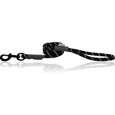 HugglePets - Reflective Rope - Black - 107x1.0cm - Dog Lead HugglePets - Reflective Rope - Black - 107x1.0cm - Dog Lead