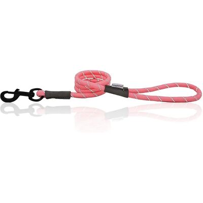 HugglePets - Reflective Rope - Pink - 107 x 1.2cm - Dog Lead HugglePets - Reflective Rope - Pink - 107 x 1.2cm - Dog Lead
