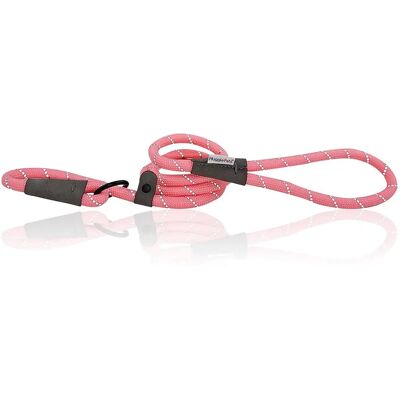 HugglePets - Reflective Rope Slip - Pink - Dog Lead HugglePets - Reflective Rope Slip - Pink - Dog Lead