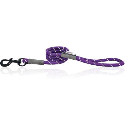 HugglePets Reflective Rope - Purple - 107x1.2cm - Dog Lead HugglePets Reflective Rope - Purple - 107x1.2cm - Dog Lead