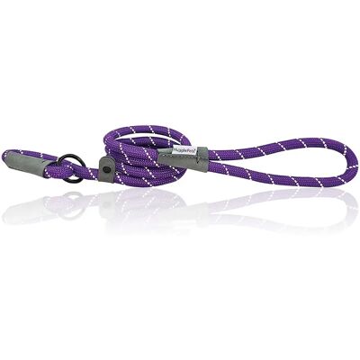 HugglePets - Reflective Rope Slip - Purple - Dog Lead HugglePets - Reflective Rope Slip - Purple - Dog Lead