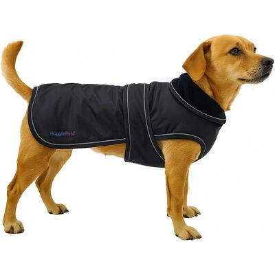 HugglePets Arctic Armour Dog Coat - XL - Black - Dog Coat HugglePets Arctic Armour Dog Coat - XL - Black - Dog Coat