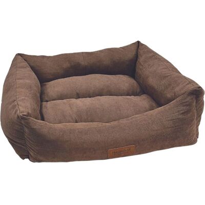 HugglePets - Luxury - Oatmeal - 70x60cm - Dog Lounger Bed HugglePets - Luxury - Oatmeal - 70x60cm - Dog Lounger Bed