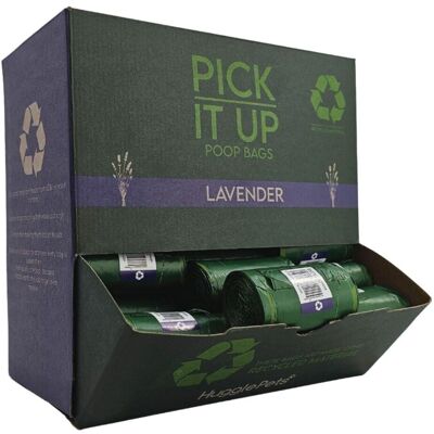 HugglePets Pick It Up Lavender Dog Poop Bags HugglePets Pick It Up Lavender Dog Poop Bags