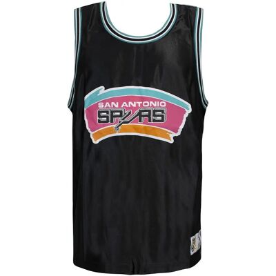 Mitchell & Ness San Antonio Spurs Sleeveless Black Men Vest - Vest Type Mitchell & Ness San Antonio Spurs Sleeveless Black Men Vest - Vest Type