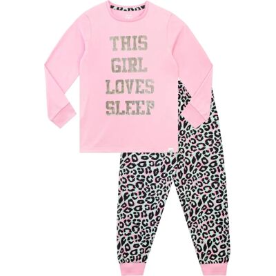 Harry Bear Pink Leopard Print Pajamas - Pajamas Harry Bear Pink Leopard Print Pajamas - Pajamas