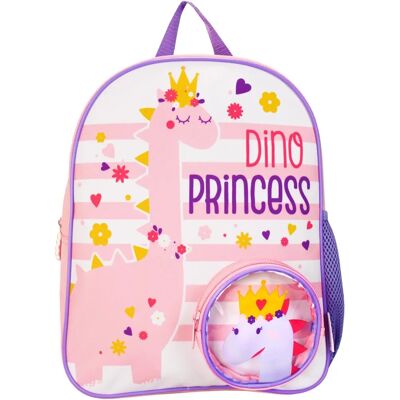 Harry Bear - Princess Dinosaur Backpack - Rose - Taille unique - Backpack - Publicité Harry Bear - Princess Dinosaur Backpack - Rose - Taille unique - Backpack - Publicité