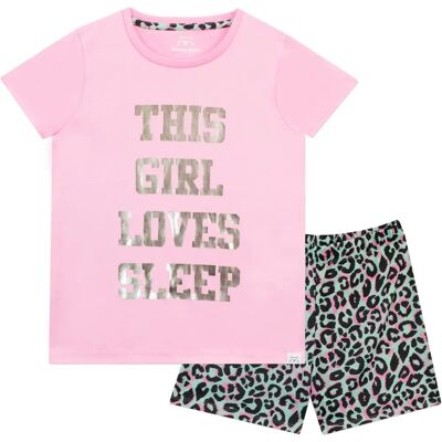 Harry Bear Mädchen Schlaf Shorts Pyjama - Pyjama Harry Bear Mädchen Schlaf Shorts Pyjama - Pyjama