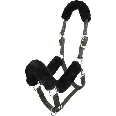 LeMieux Cob Grau Fleecefoul - Kopfstück LeMieux Cob Grau Fleecefoul - Kopfstück