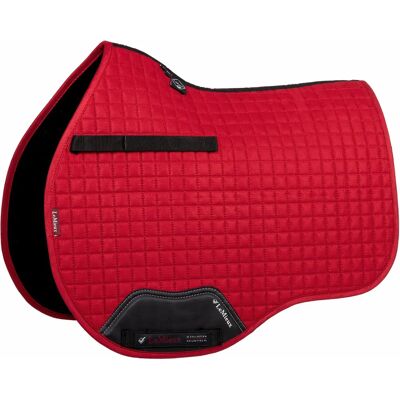 LeMieux ProSport GP Daim Chilli Rouge - Selle en suède - Publicité LeMieux ProSport GP Daim Chilli Rouge - Selle en suède - Publicité