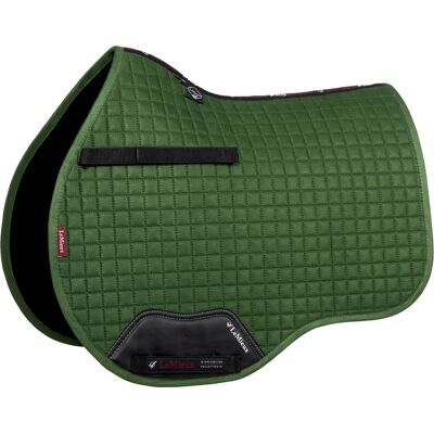LeMieux Carré de Selle en Suède Vert Hunter - Matelassé GP - Publicité LeMieux Carré de Selle en Suède Vert Hunter - Matelassé GP - Publicité
