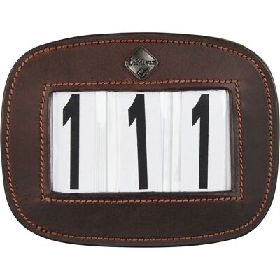 LEIMIEUX Leder-Pferdenummerhalter - Reitsport Zubehör LEIMIEUX Leder-Pferdenummerhalter - Reitsport Zubehör