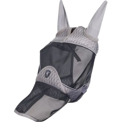LeMieux Gladiator Fly Mask UV Protection Grey - Fly Mask LeMieux Gladiator Fly Mask UV Protection Grey - Fly Mask