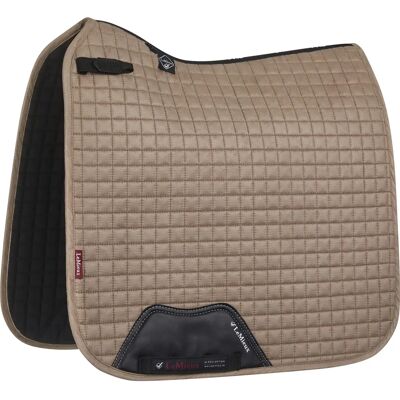 LeMieux ProSport Wildleder Dressur Quadrat Mink - Weiche Bambusfutter, Atmungsaktiv, Hoher Widerrist LeMieux ProSport Wildleder Dressur Quadrat Mink - Weiche Bambusfutter, Atmungsaktiv, Hoher Widerrist