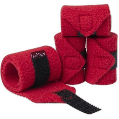 LeMieux Mini Pony Luxury Fleece Polo Bandages - Chilli LeMieux Mini Pony Luxury Fleece Polo Bandages - Chilli