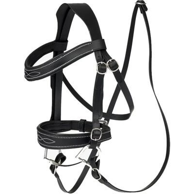 LeMieux Hobby Horse Black Bridle - Competition Show Quality LeMieux Hobby Horse Black Bridle - Competition Show Quality