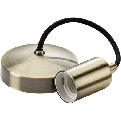 Knightsbridge 6 E27 Pendant Set - Antique Brass Knightsbridge 6 E27 Pendant Set - Antique Brass