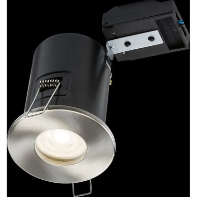 Knightsbridge - GU10 recessed light - Fire-protected - Brushed Chrome - Recessed Knightsbridge - GU10 recessed light - Fire-protected - Brushed Chrome - Recessed