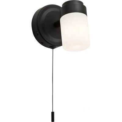 Knightsbridge G9 Satin Black Spotlight - IP44 25W Dimmable Knightsbridge G9 Satin Black Spotlight - IP44 25W Dimmable