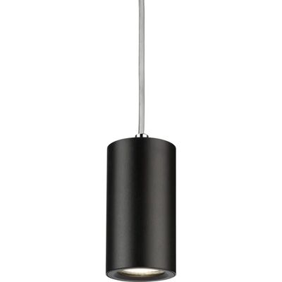 Knightsbridge DAA1FRB Fixed Round Pendant - Black - Pendant Light Knightsbridge DAA1FRB Fixed Round Pendant - Black - Pendant Light