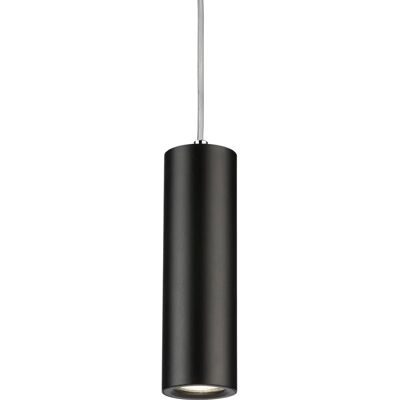 Knightsbridge DAB1FRB - Black Fixed Round Pendant - Pendant Light Knightsbridge DAB1FRB - Black Fixed Round Pendant - Pendant Light