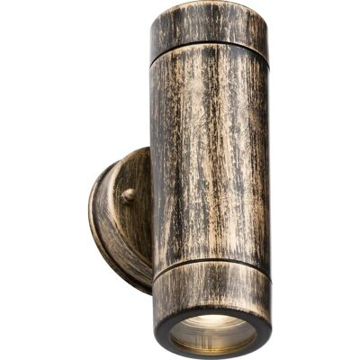 Knightsbridge Eamon - Up/Down Wall Light - Brushed Brass Knightsbridge Eamon - Up/Down Wall Light - Brushed Brass