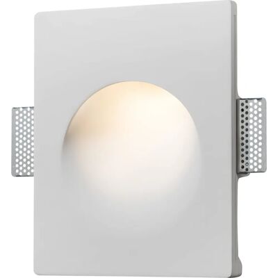 Knightsbridge GU10 Round Recessed Wall Light - Lighting Fixture Knightsbridge GU10 Round Recessed Wall Light - Lighting Fixture