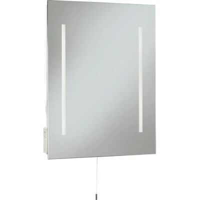 Knightsbridge Lighting - 500x390mm LED Mirror - IP44 - Dual Shaver Socket - LED Mirror Knightsbridge Lighting - 500x390mm LED Mirror - IP44 - Dual Shaver Socket - LED Mirror