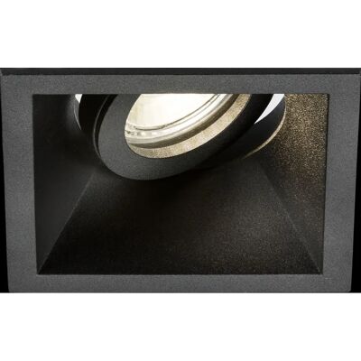 Knightsbridge DIB1TSB Square Black Adjustable Dipa Downlight Knightsbridge DIB1TSB Square Black Adjustable Dipa Downlight