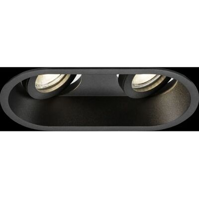 Knightsbridge - Dipa Twin Tilt Downlight - Black - Downlight Knightsbridge - Dipa Twin Tilt Downlight - Black - Downlight