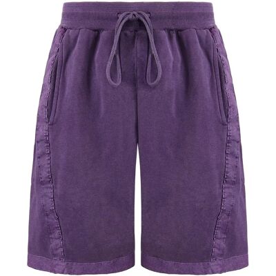 Mitchell & Ness Purple Shorts - Stretch Waist, Washed Out - Shorts Mitchell & Ness Purple Shorts - Stretch Waist, Washed Out - Shorts