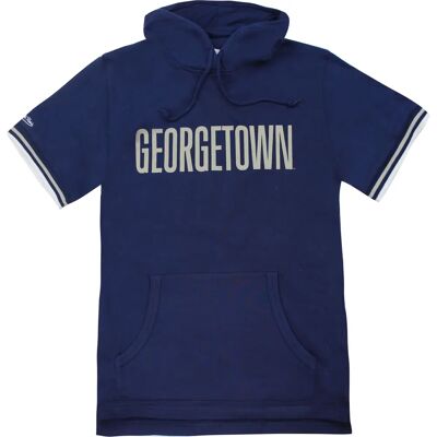 Mitchell & Ness Georgetown NBA Navy French Terry Hoodie - Hoodie met capuchon Mitchell & Ness Georgetown NBA Navy French Terry Hoodie - Hoodie met capuchon