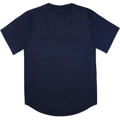 Mitchell & Ness Golden State Warriors Winnende Shot Mesh V Hals T-Shirt - Marineblauw - X-Large maat Mitchell & Ness Golden State Warriors Winnende Shot Mesh V Hals T-Shirt - Marineblauw - X-Large maat