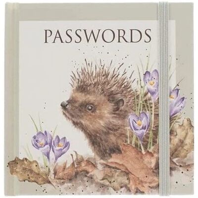 Livre de Mots de Passe Hérisson de Wrendale Designs - Cahier de Mots de Passe - Publicité Livre de Mots de Passe Hérisson de Wrendale Designs - Cahier de Mots de Passe - Publicité