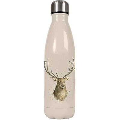 Wrendale Designs Portrait of a Stag Insulated Water Bottle - 500ml Wrendale Designs Portrait of a Stag Insulated Water Bottle - 500ml