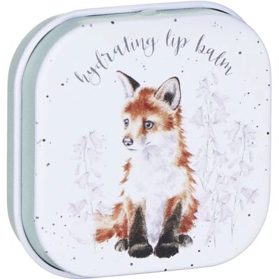 Wrendale Designs - Stay Clever Little Fox Lip Balm - Vanilla Honey - Tin Packaging - Lip Balm Wrendale Designs - Stay Clever Little Fox Lip Balm - Vanilla Honey - Tin Packaging - Lip Balm