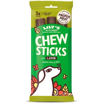Lily's Kitchen Lamb Dog Treats - Chew Sticks 120g Lily's Kitchen Lamb Dog Treats - Chew Sticks 120g