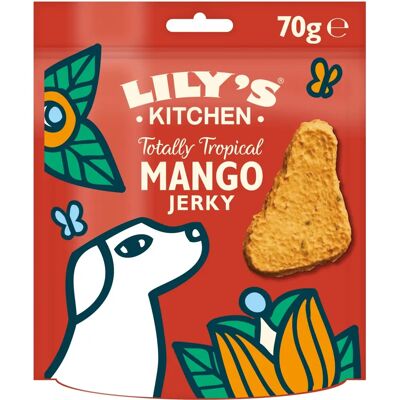 Lily's Kitchen Totally Tropical Mango Jerky Hondensnacks - Hondensnacks Lily's Kitchen Totally Tropical Mango Jerky Hondensnacks - Hondensnacks