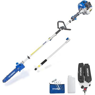 Hyundai HYPS5200X 52cc Long Reach Pole Saw - Pole Saw/Pruner/Chainsaw Hyundai HYPS5200X 52cc Long Reach Pole Saw - Pole Saw/Pruner/Chainsaw