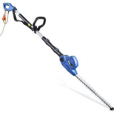 Hyundai HYPHT550E 450mm Long Reach Electric Pole Hedge Trimmer - Garden Tool Hyundai HYPHT550E 450mm Long Reach Electric Pole Hedge Trimmer - Garden Tool