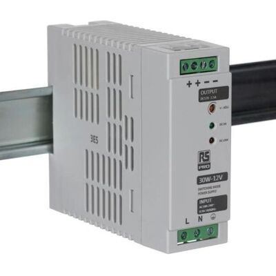 RS PRO DIN-Schienen-Netzteil - 12V 30W - Kompakt, UL-zertifiziert RS PRO DIN-Schienen-Netzteil - 12V 30W - Kompakt, UL-zertifiziert